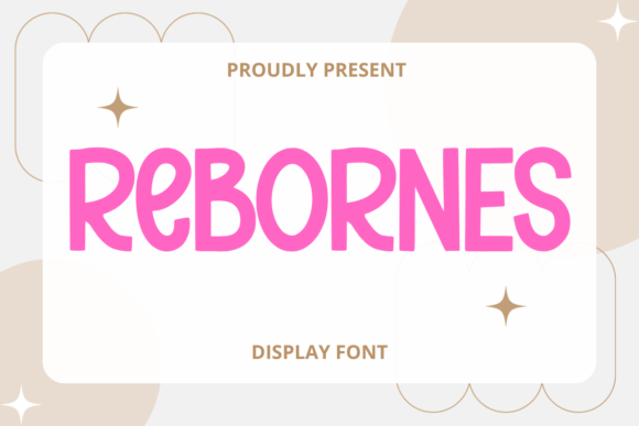 A Display Font Like Rebornes Sharpens Every Campaign Visual