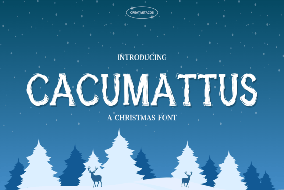 Cacumattus: A Display Font That Demands Attention