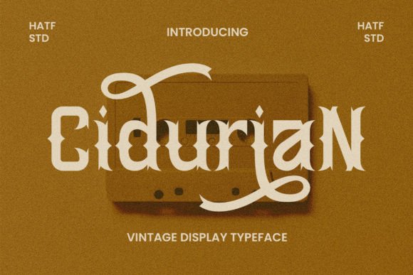 Cidurian: A Handwritten Display Font for Brand Campaigns