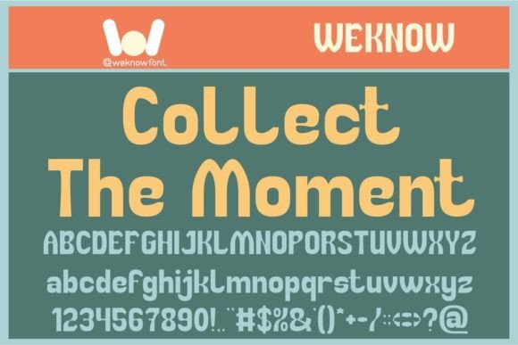 Collect the Moment Review: A Display Font With Real Personality