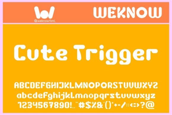 Cute Trigger Display Font for Clear Campaign Headlines