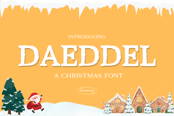 Daeddel: A Textured Display Font That Brings Brands to Life