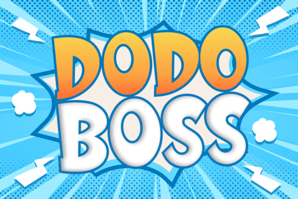 Dodo Boss: A Playful Display Font for Editorial Charm
