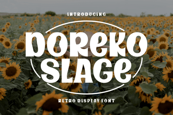 Doreko Slage: A Groovy Retro Display Font for Makers