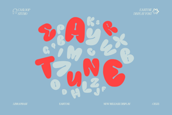 Eartune: A Graffiti Bubble Typeface for Bold Editorial Design