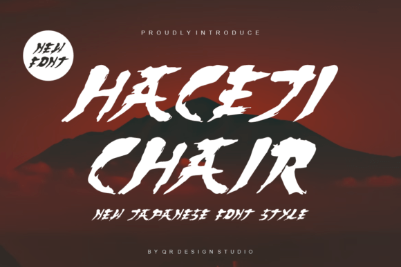 Haceji Chair: A Quirky Display Typeface for Editorial Design