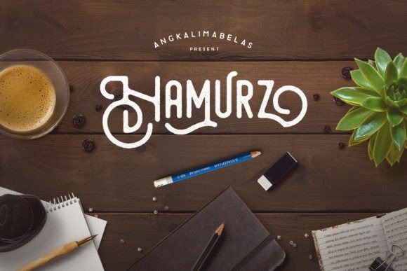 Hamurz: A Playful Display Font for Makers & Shops