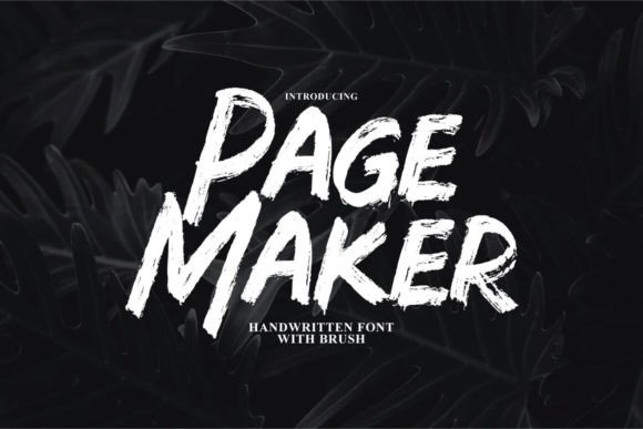How Page Maker Brush Font Transformed My Product Labels