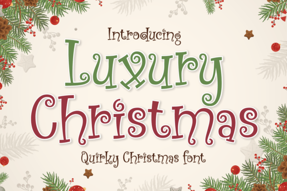 Luxury Christmas: A Playful Handwritten Font for Holiday Branding