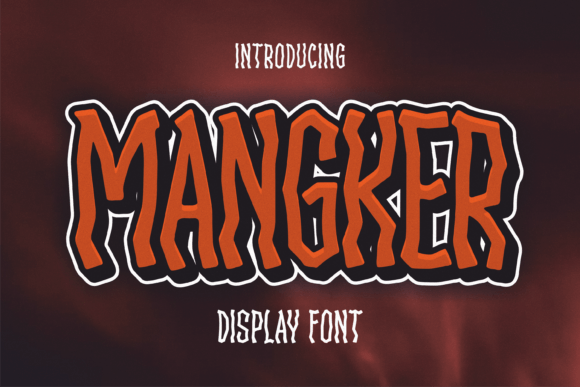 Mangker: A Quirky Display Font for Lovely Branding