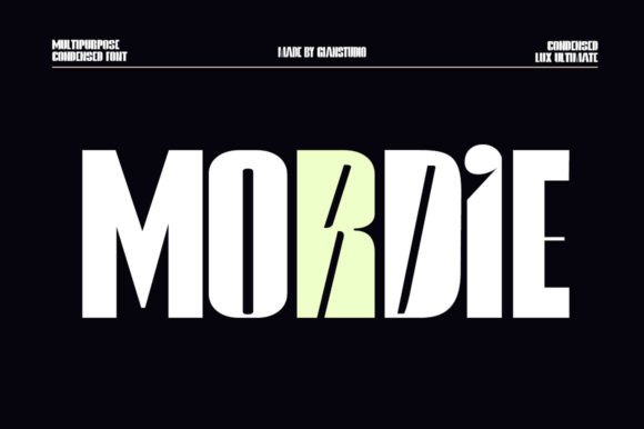 Mordie: A Vintage Display Font for Editorial Charm