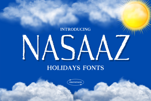 Nasaaz: A Cheerful Display Typeface for Web