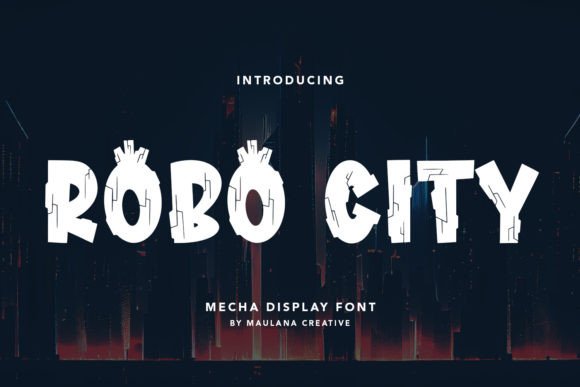 Robo City: A Display Font That Means Business