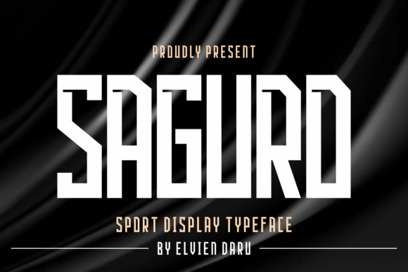 Saguro: A Display Font That Makes Products Stand Out