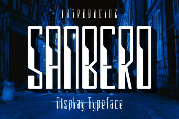 Sanbero: A Display Font That Elevates Creative Projects