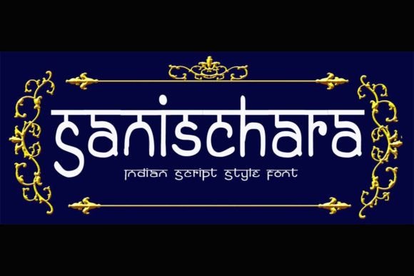 Sanischara: A Display Font with Devanagari-Inspired Elegance