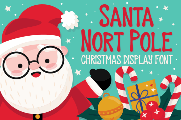 Santa Nort Pole: A Display Font for Holiday Web Design