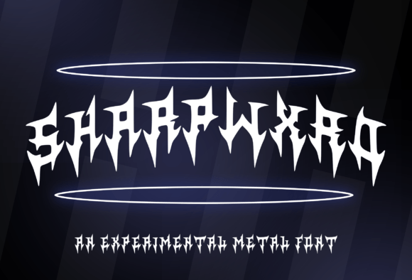 Sharpwxrd: A Metal Display Font for Bold Editorial Design
