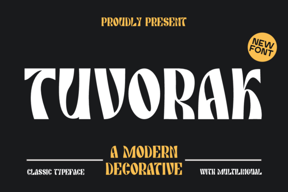 Tuvorak: A Display Font That Shifts Editorial Energy